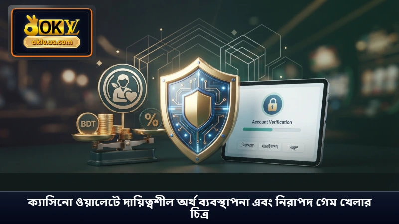 ক্যাসিনো ওয়ালেটে দায়িত্বশীল অর্থ ব্যবস্থাপনা এবং নিরাপদ গেম খেলার চিত্র